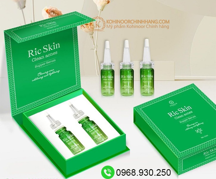 giới thiệu Serum trị mụn Ric skin Clean Acnes